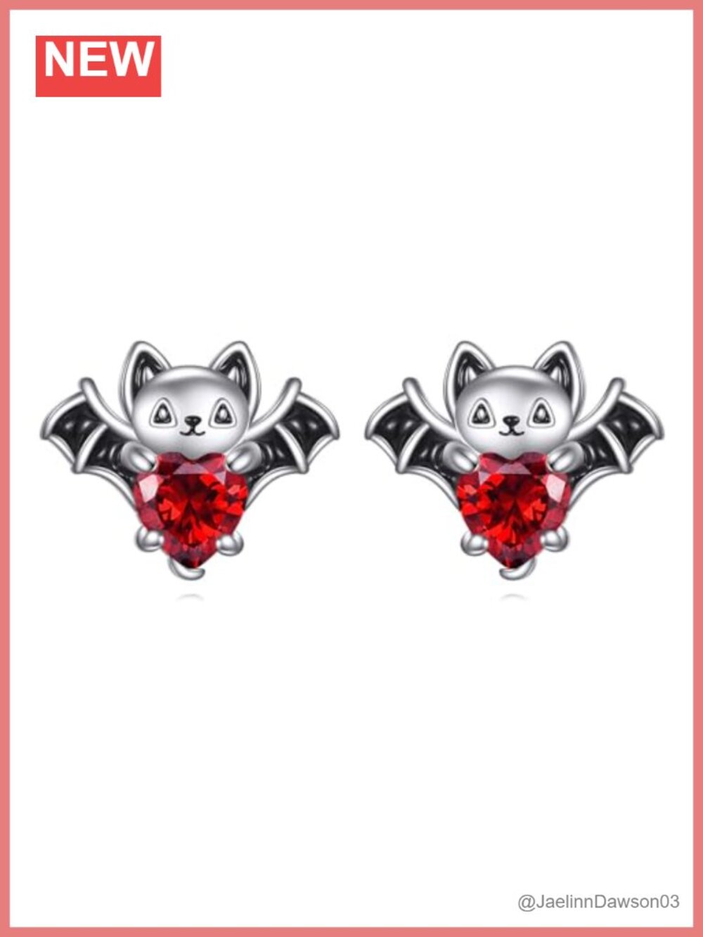 925 Sterling Silver Moonstone Stud Earrings Animal Lovers